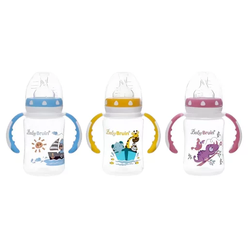 Baby Bruin széles nyakú cumisüveg 240 ml 1db - többféle