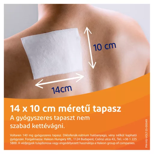 Voltaren 140 mg gyógyszeres tapasz 5 db