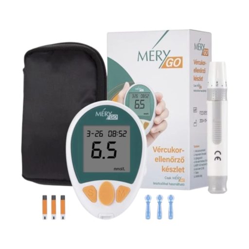 MÉRYGo Vércukorszintmérő készlet