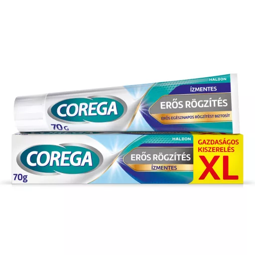 Corega ízmentes műfogsorrögzítő krém XL 70 g