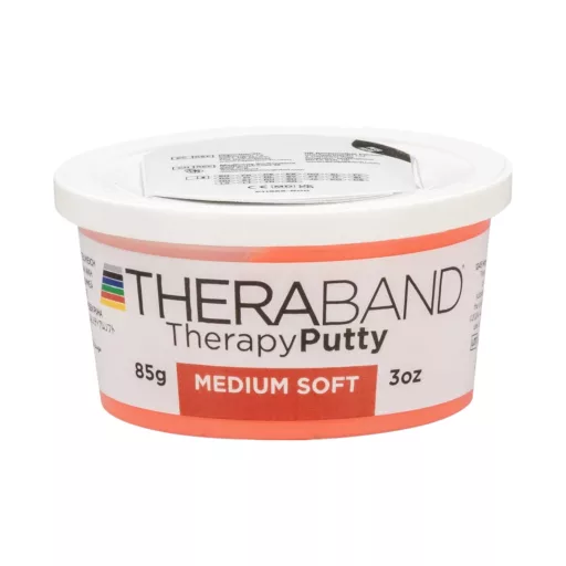 TheraBand kézterápiás gyurma piros 85g