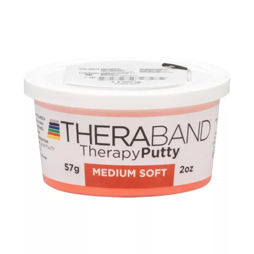 TheraBand kézterápiás gyurma piros 57g