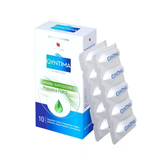 Gyntima Probiotica Forte hüvelykúp 10 db