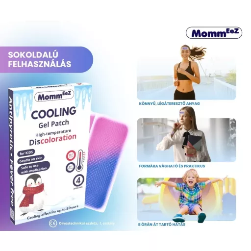 MommEez Lázcsillapító hűsítő géltapasz 4 db
