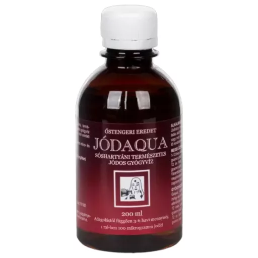 Jódaqua natural jódos gyógyvíz 200 ml