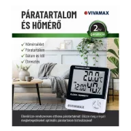 Vivamax Pára- és hőmérő készülék