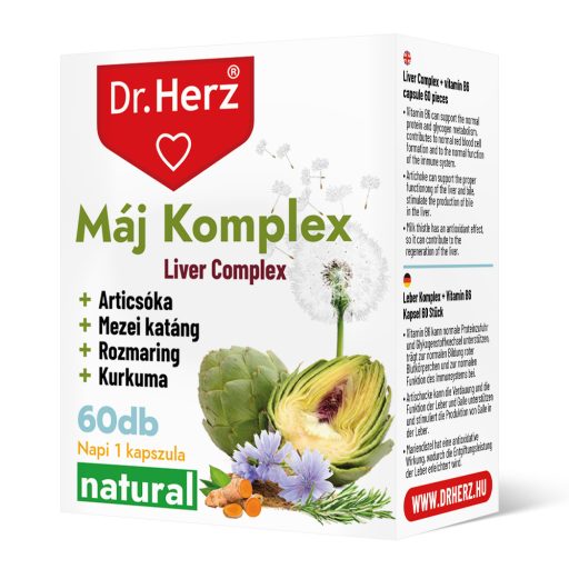 Dr. Herz Máj komplex kapszula 60 db