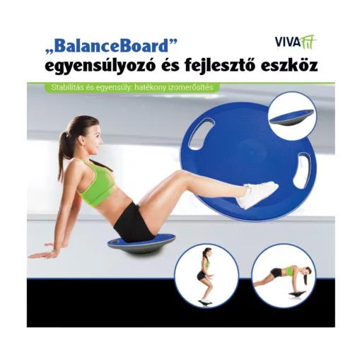 Vivafit Balanceboard egyensúlyfejlesztő eszköz