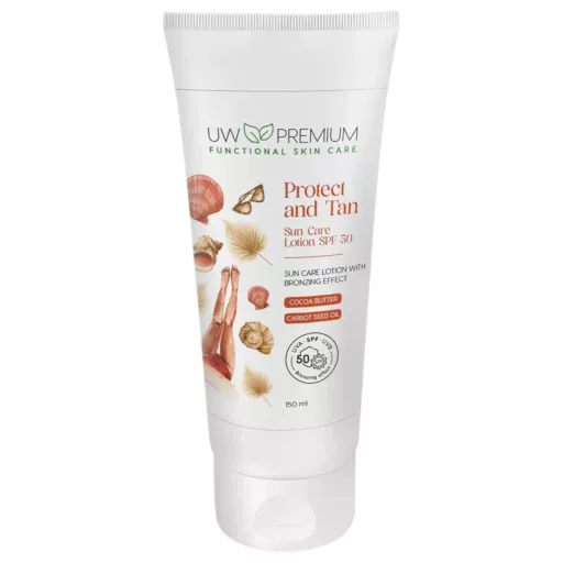 UW Premium Sun Care barnulást segítő naptej SPF50 150 ml