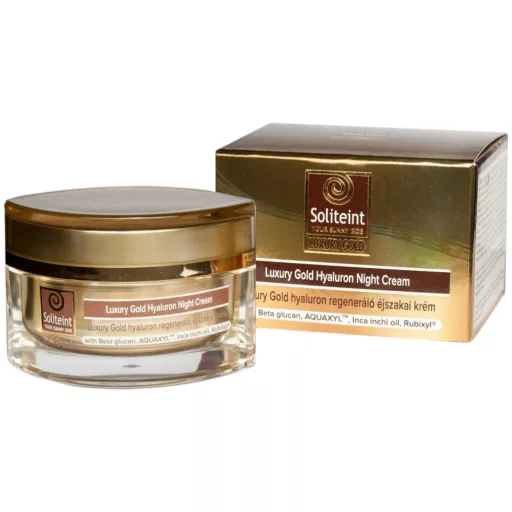 Soliteint Luxury Gold Hyaluron éjszakai krém 50ml 