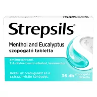 Strepsils Menthol & Eukaliptusz szopogató tabletta 36 db