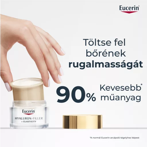 Eucerin Hyaluron-Filler + Elasticity bőrtömörséget regeneráló nappali arckrém SPF30 öko-utántöltő 50 ml