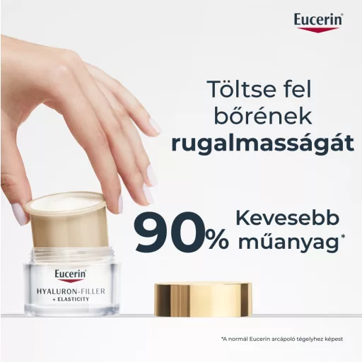 Eucerin Hyaluron-Filler + Elasticity bőrtömörséget regeneráló éjszakai krém öko-utántöltő 50 ml