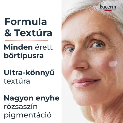 Eucerin Hyaluron-Filler + Elasticity bőrtömörséget regeneráló nappali arckrém Rose SPF30 öko-utántöltő 50 ml