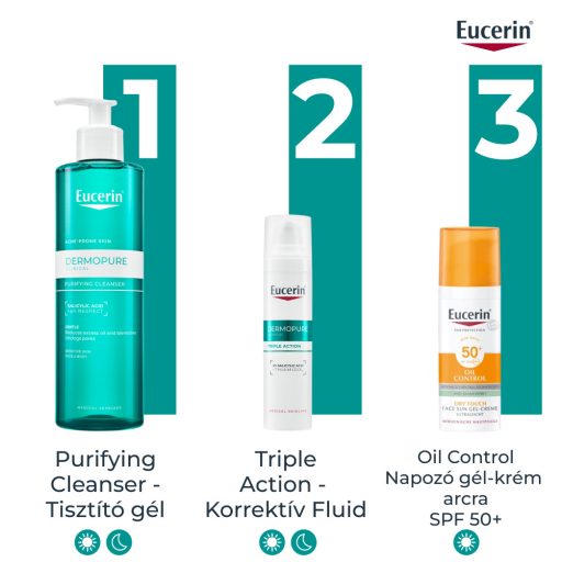 Eucerin DermoPure Clinical Triple Action korrektív fluid 40 ml