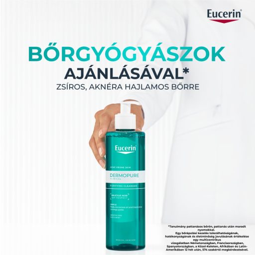 Eucerin DermoPure Clinical Purifying Cleanser tisztító gél 400 ml