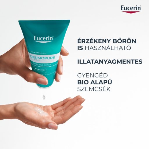 Eucerin DermoPure Clinical Purifying Scrub arcradír 100 ml