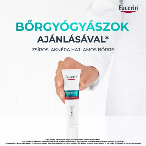 Eucerin DermoPure Clinical Hydra Repair bőrnyugtató krém 40 ml