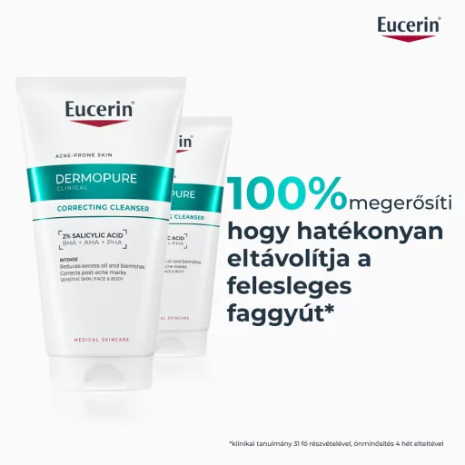 Eucerin DermoPure Clinical Correcting Cleanser mélytisztító gél 150 ml