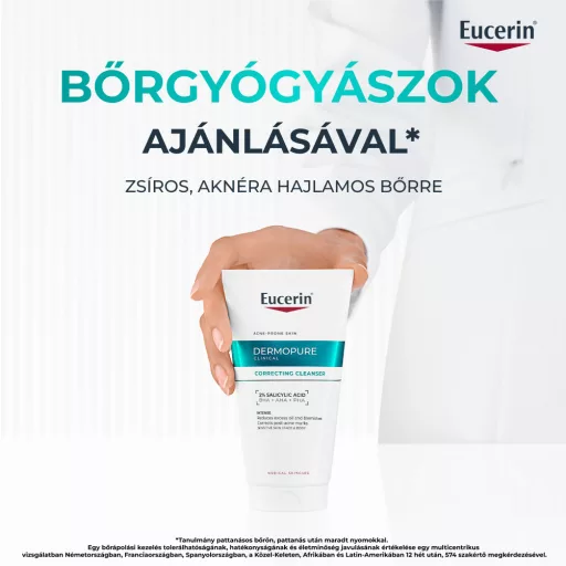Eucerin DermoPure Clinical Correcting Cleanser mélytisztító gél 150 ml