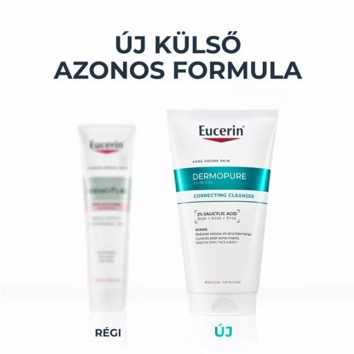Eucerin DermoPure Clinical Correcting Cleanser mélytisztító gél 150 ml