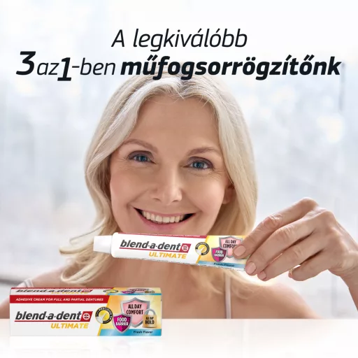 Blend-a-dent Ultimate műfogsorragasztó 40 g