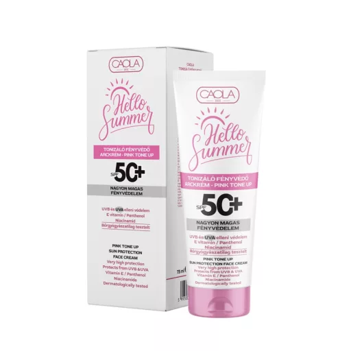 Caola Hello Summer tónusjavító fényvédő krém SPF 50+ 75 ml
