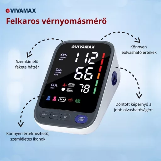 Vivamax GYV33 felkaros vérnyomásmérő