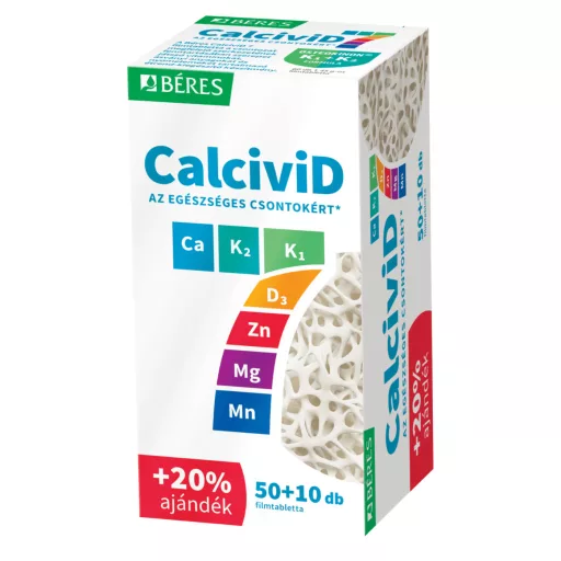 Béres Calcivid 7 filmtabletta 50+10 db