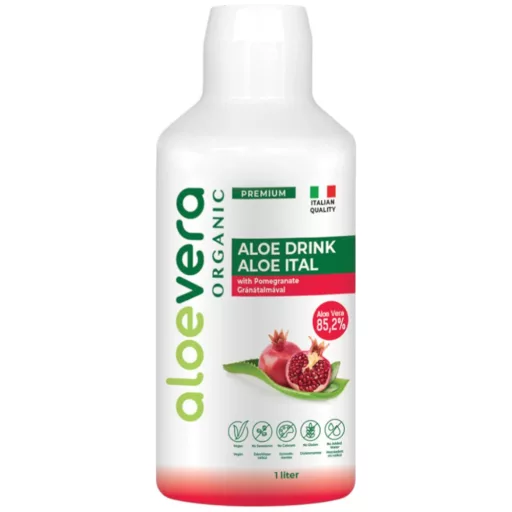 Aloe Vera Organic Prémium ital gránátalmával 1000 ml
