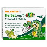 Dr. Theiss HerbalSept köhögés elleni nyalóka - alma 6 db
