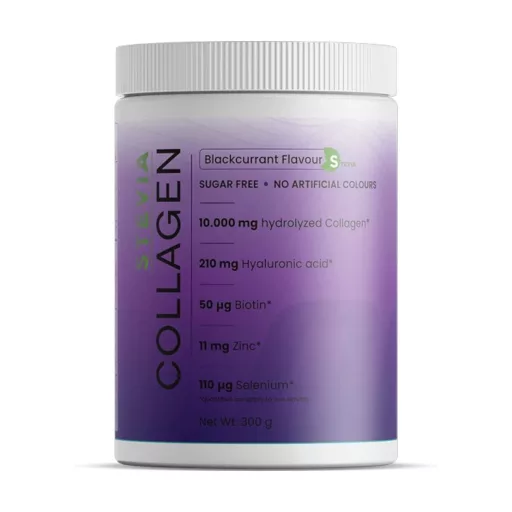 Collagen 10.000 mg + Hialuronsav Feketeribizli 300g - steviával