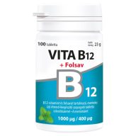 Vitabalans Vita B12 + Folsav 1000/400mg 100 db