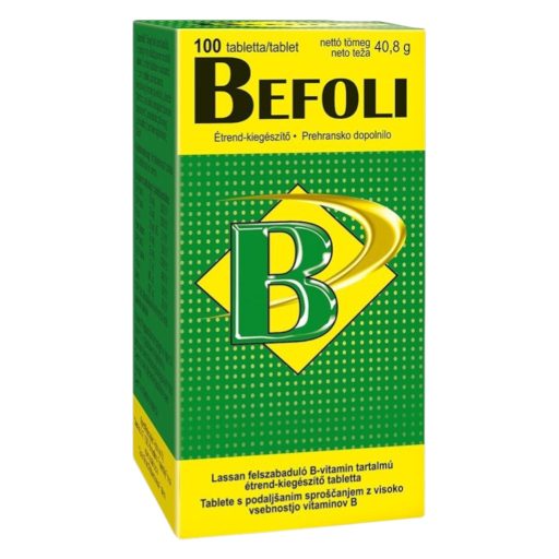 Befoli B-Vitamin tartalmú tabletta 100 db