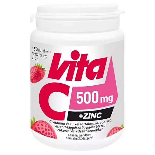 Vitabalans Vita C 500mg + Cink rágótabletta 150 db