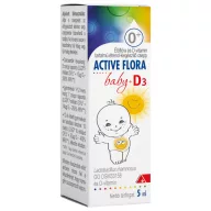 Active Flora Baby+ D3 étrend-kiegészítő csepp 5 ml  