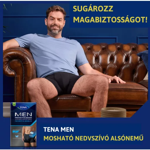 TENA Men Protective Boxer mosható alsónemű fekete M