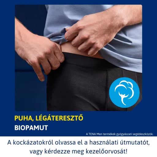 TENA Men Protective Boxer mosható alsónemű fekete XL