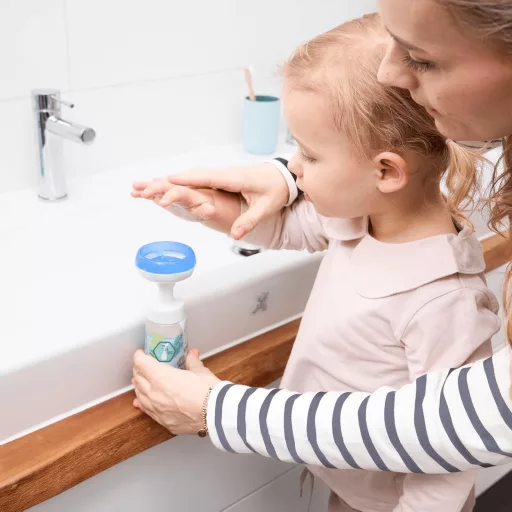 Mabyen Kids Mancs őrjárat kézmosó hab kék 180ml