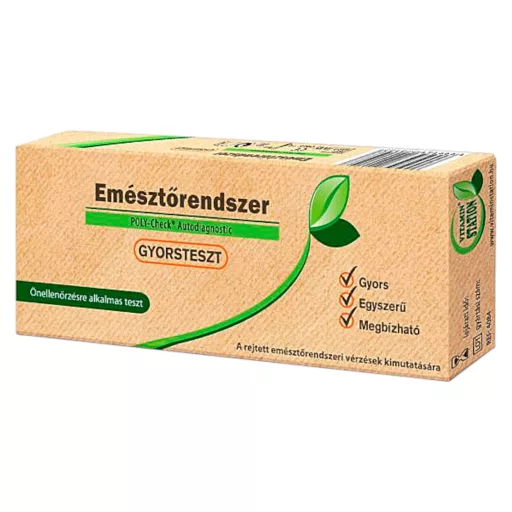 Vitamin Station emésztőrendszeri problémák gyorsteszt