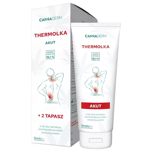 Cannaderm Thermolka Akut krém 125 ml + 2 db tapasz