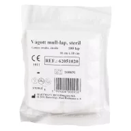 Sterilux vágott steril mull-lap 10x10 cm 100 db