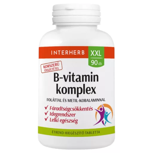 Interherb XXL B-vitamin komplex tabletta 90 db