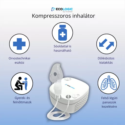 Vivamax Ecologic kompresszoros inhalátor
