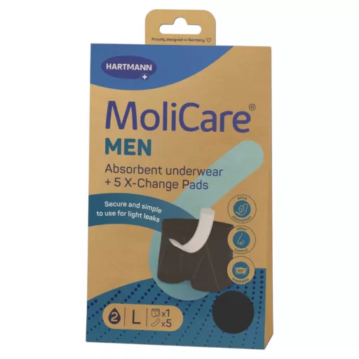 MoliCare mosható férfi alsónemű L + 5 betét