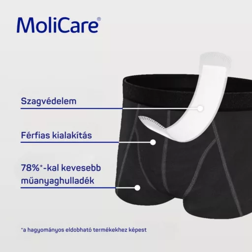 MoliCare mosható férfi alsónemű L + 5 betét