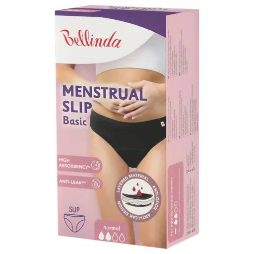 Bellinda Basic Slip mentruációs bugyi fekete XL