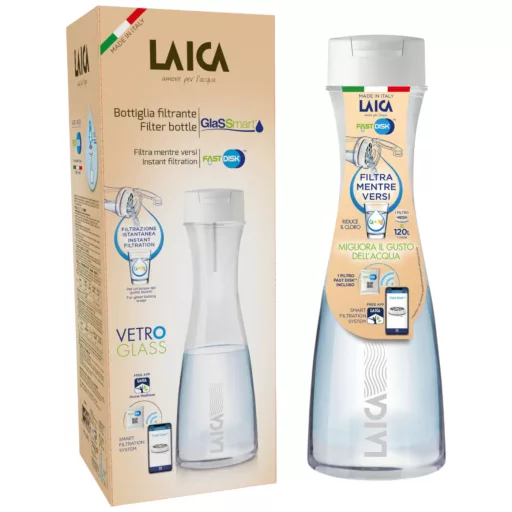 Laica GlasSmart 1,1 literes vízszűrő palack + 1 db szűrő disk