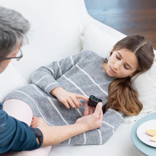 Medisana PM 100 fekete pulzoximéter