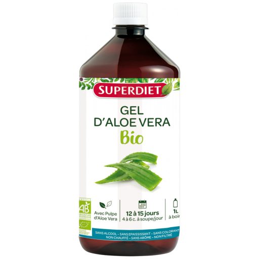 SUPERDIET Bio Aloe Vera étrend-kiegészítő gél 1 l